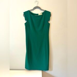 MMLaFleur Green Sheath Dress Size 4